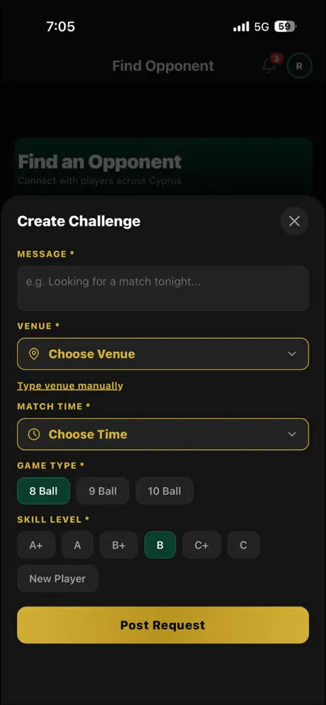 CueNation‑App screenshot 2