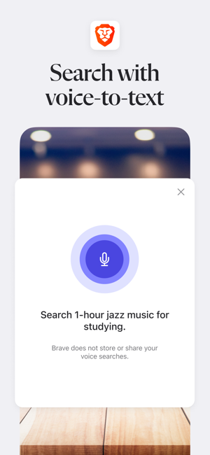 ‎Brave Webbrowser und KI-Suche Screenshot