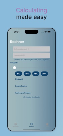 Trinkify | Tipping Worldwide iPhone screenshot