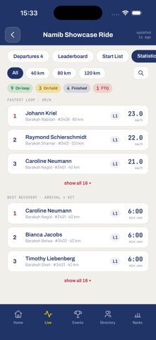 Namibia Endurance iPhone screenshot 2