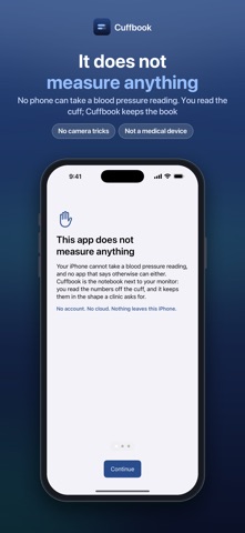 Cuffbook: Blood Pressure Log screenshot 4