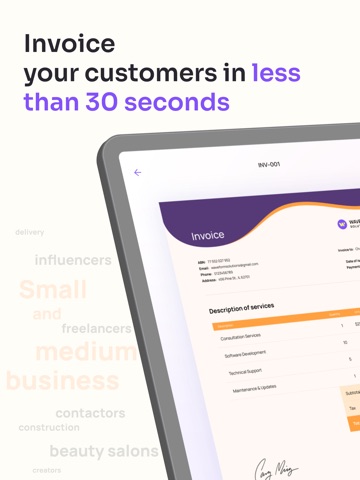 BePaid: Free Invoice Maker 2Go