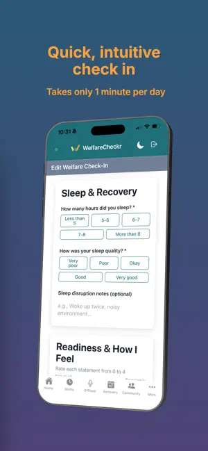 WelfareCheckr screenshot 3