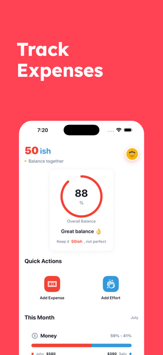 Expense Effort Tracker - 50ish Screenshot 1 of 8