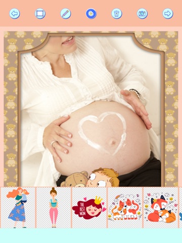 Baby shower invitations cards iPad screenshot