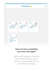 sap fieldglass time entry ipad capturas de pantalla 1