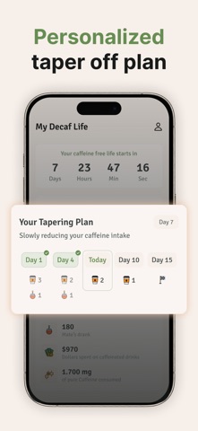 Quit Coffee - My Decaf Life screenshot