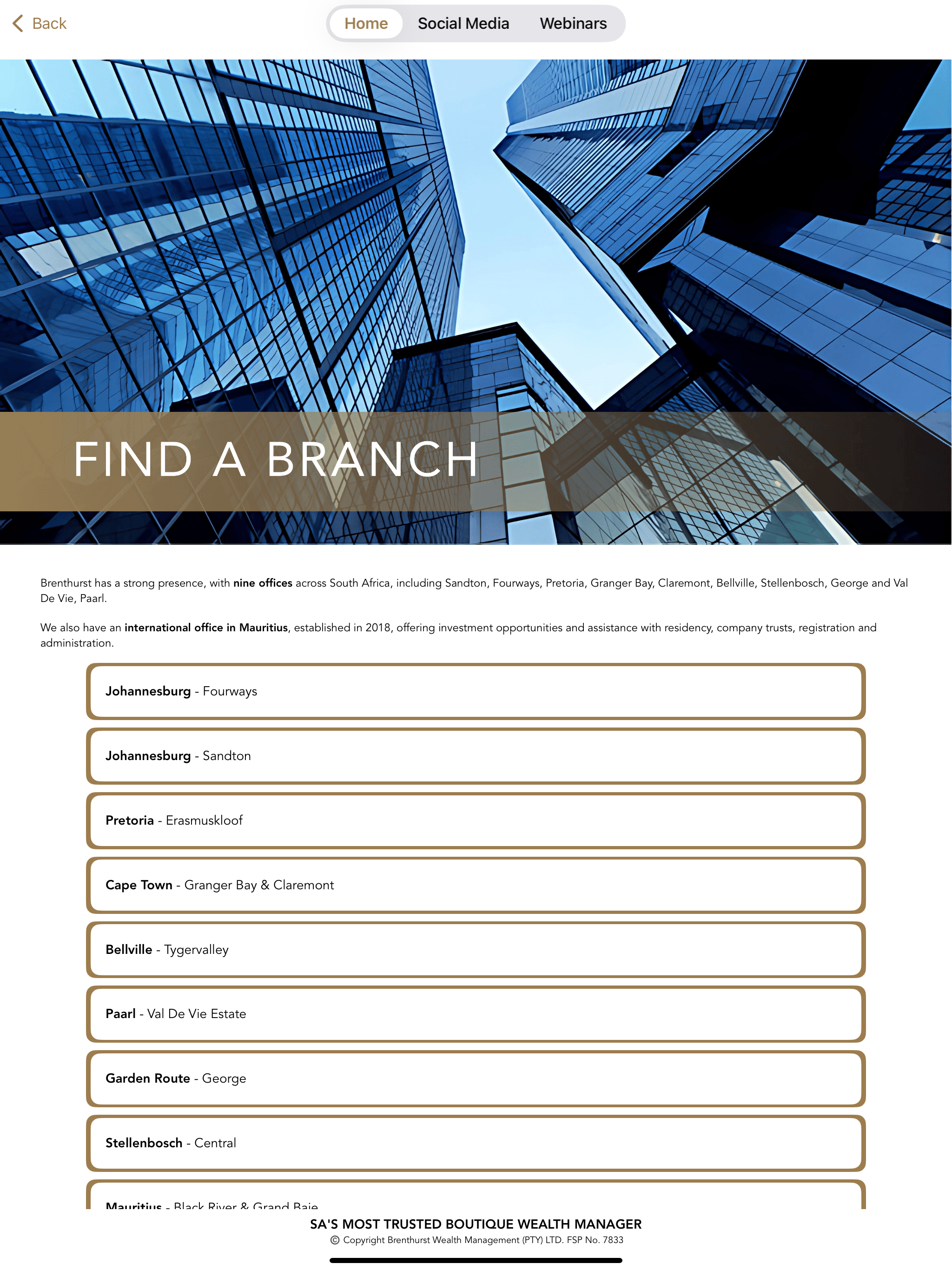 Brenthurst Wealth