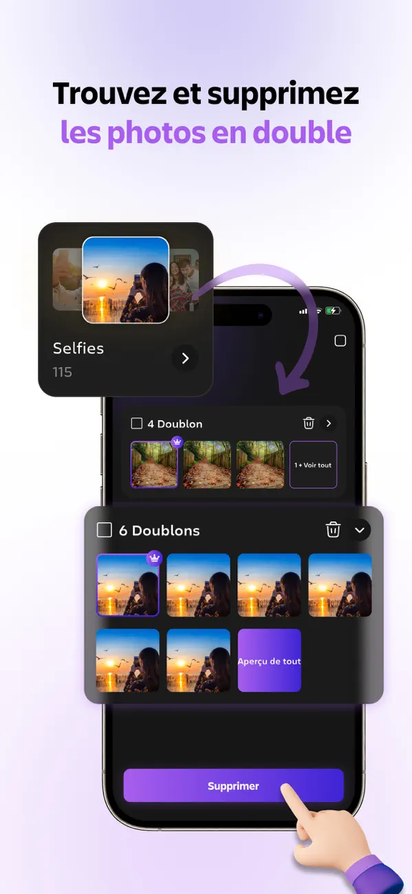 Screenshot #2 pour Duplicate Cleaner App-Softices