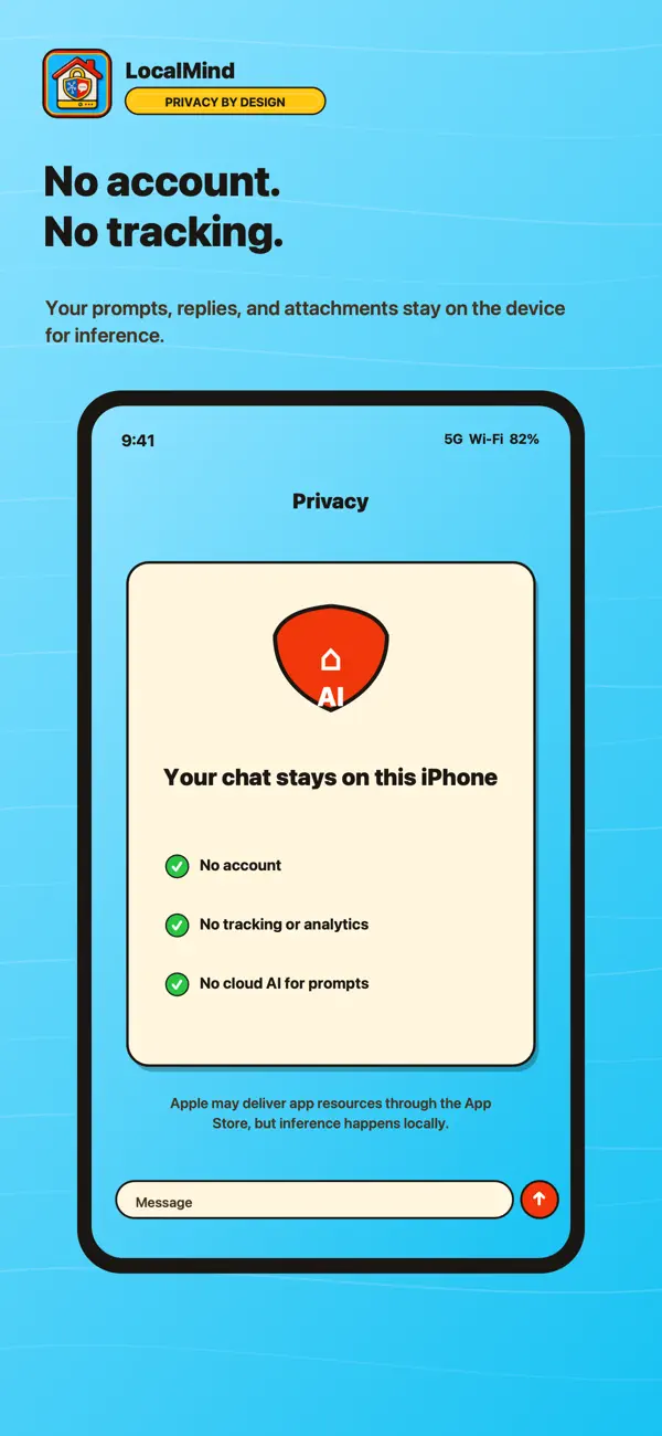 Screenshot #3 pour LocalMind Offline AI