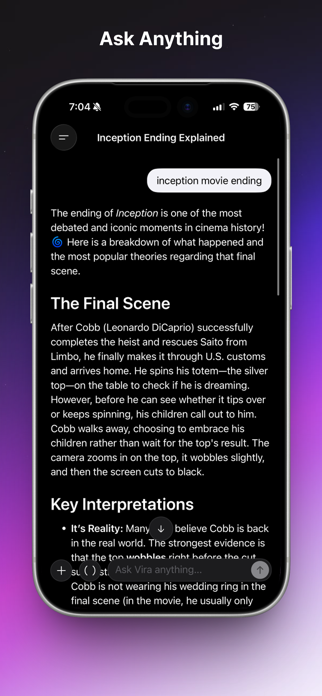 Vira: AI Assistant Screenshot 1 of 3