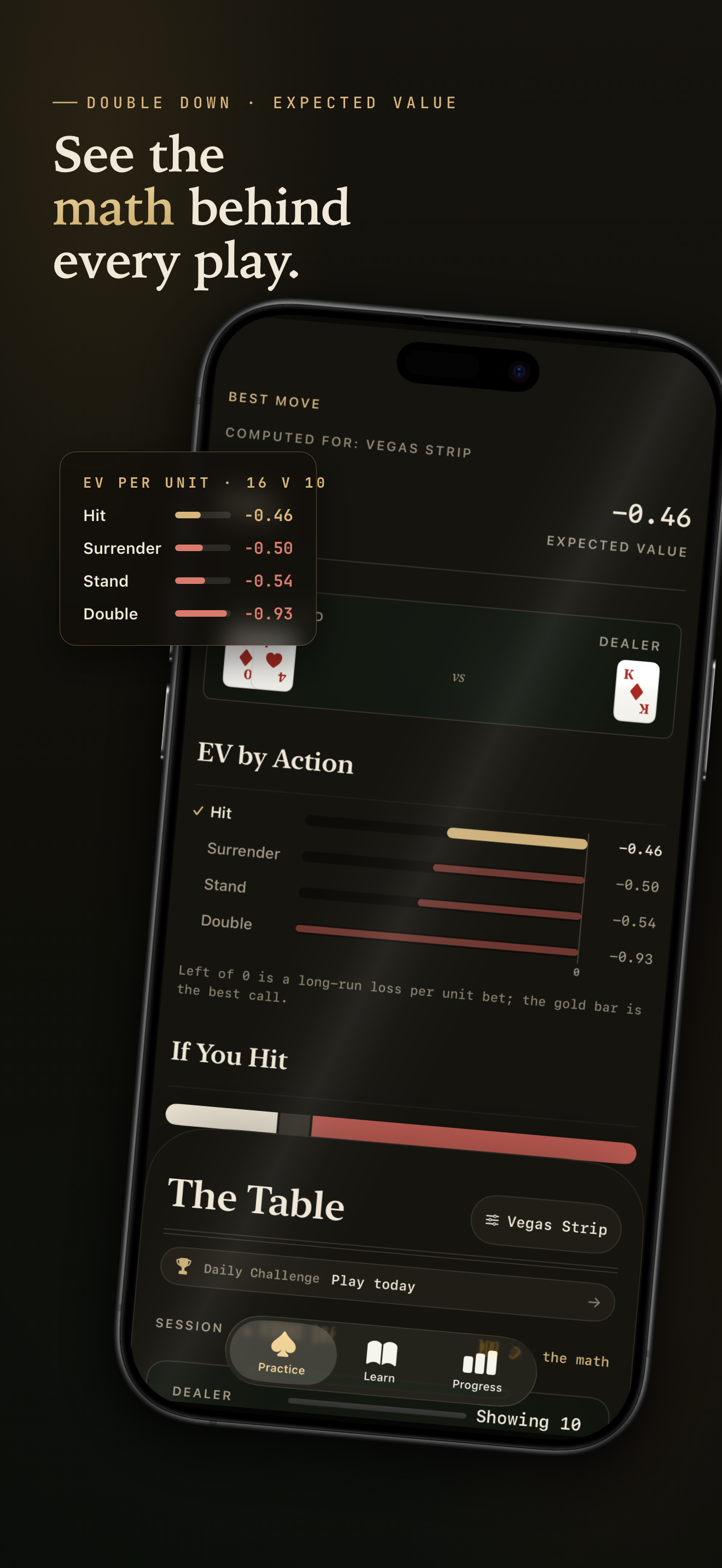 Double Down: Blackjack Trainer screenshot 3