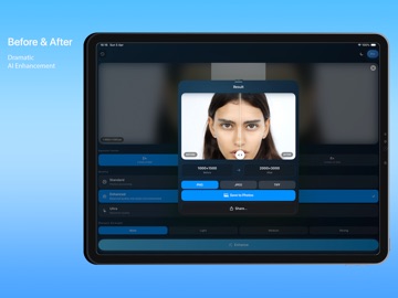 SharpUpscale:AI Photo Upscaler iPad screenshot
