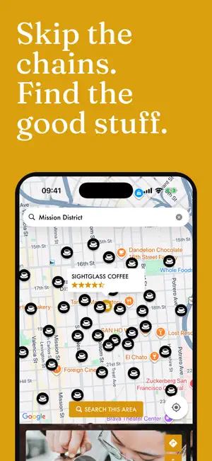 Artisan - Coffee Shop Finder screenshot 1