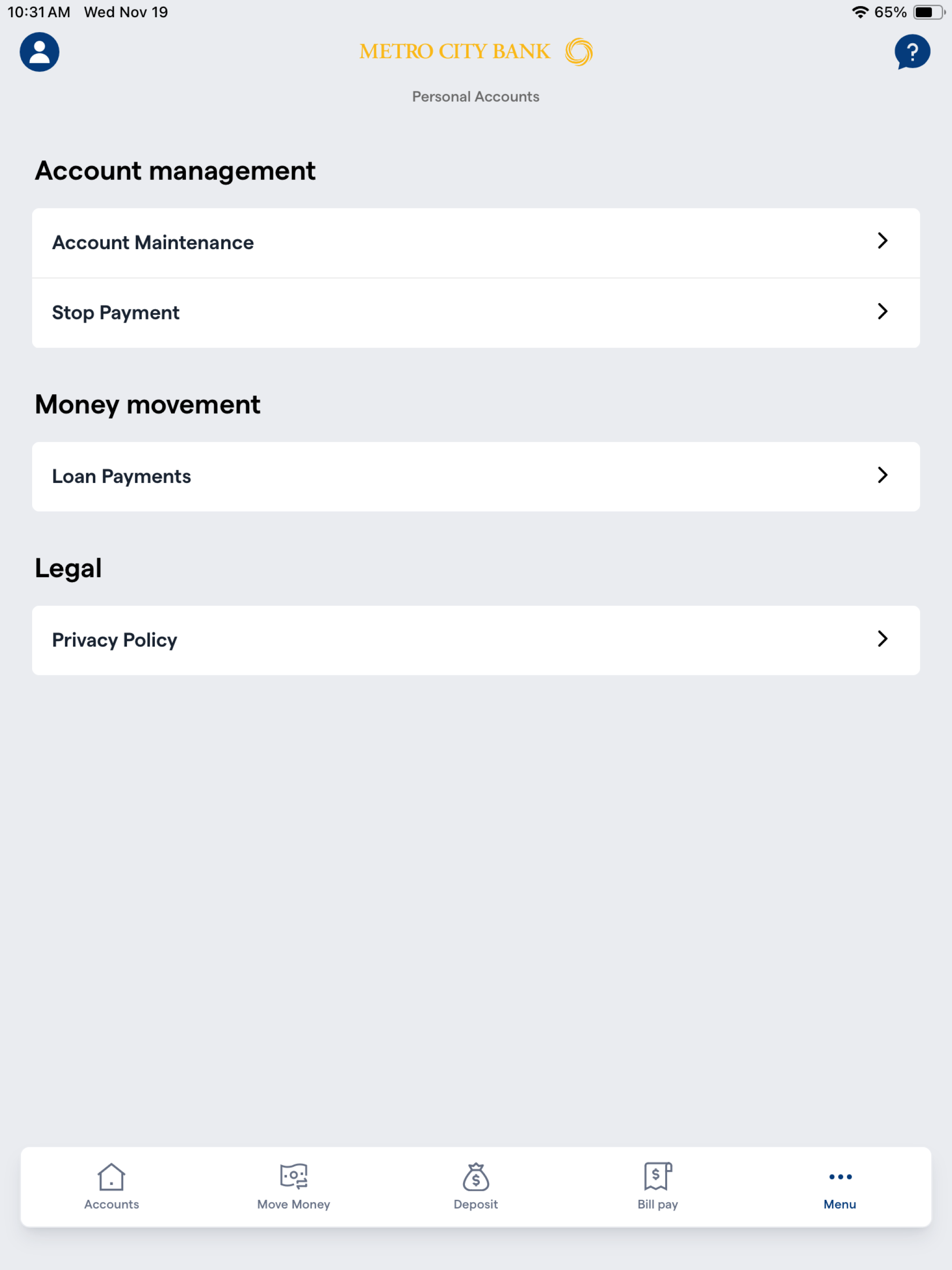 Metro City Bank Mobile screenshot 10