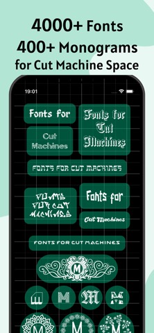 Font Space for Cut Machinesのおすすめ画像1