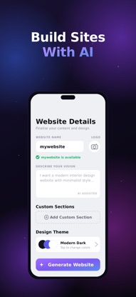MagicSite: AI Website Builder screenshot 1