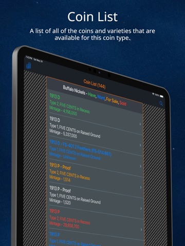 Buffalo Nickel iPad screenshot