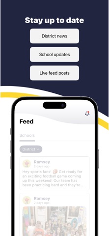 Ramsey School District NJ iPhone screenshot