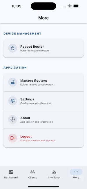 LuCI Mobile screenshot 3