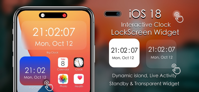 ‎Big Clock - Pro Time Widgets Screenshot