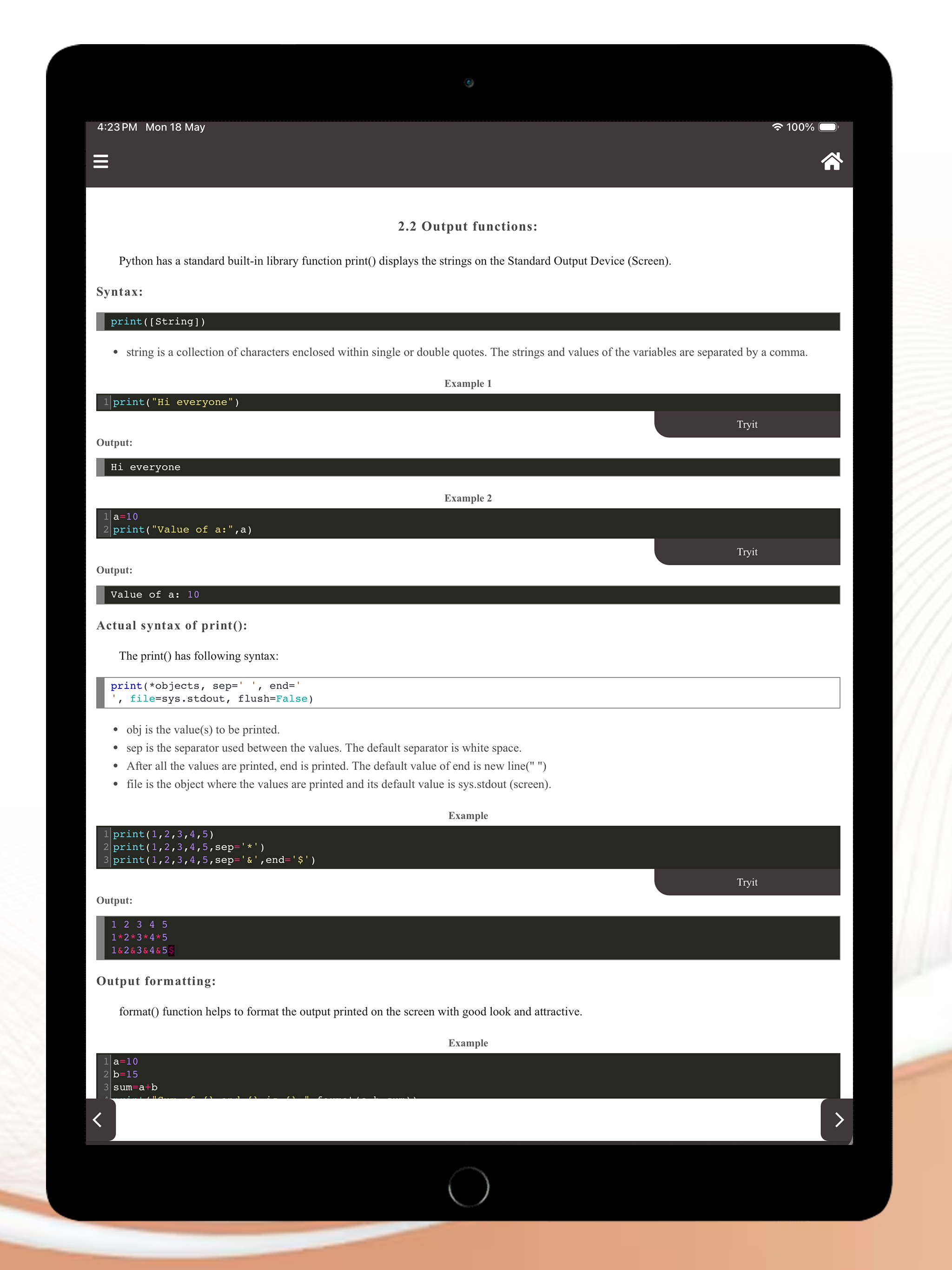 Python Code Play - learn,Edit screenshot 12