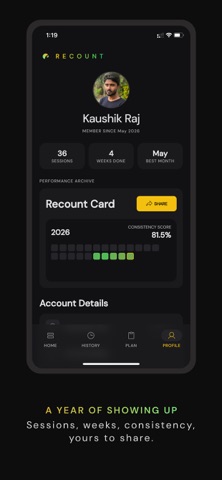 Recount : Your Life, Your Pace screenshot