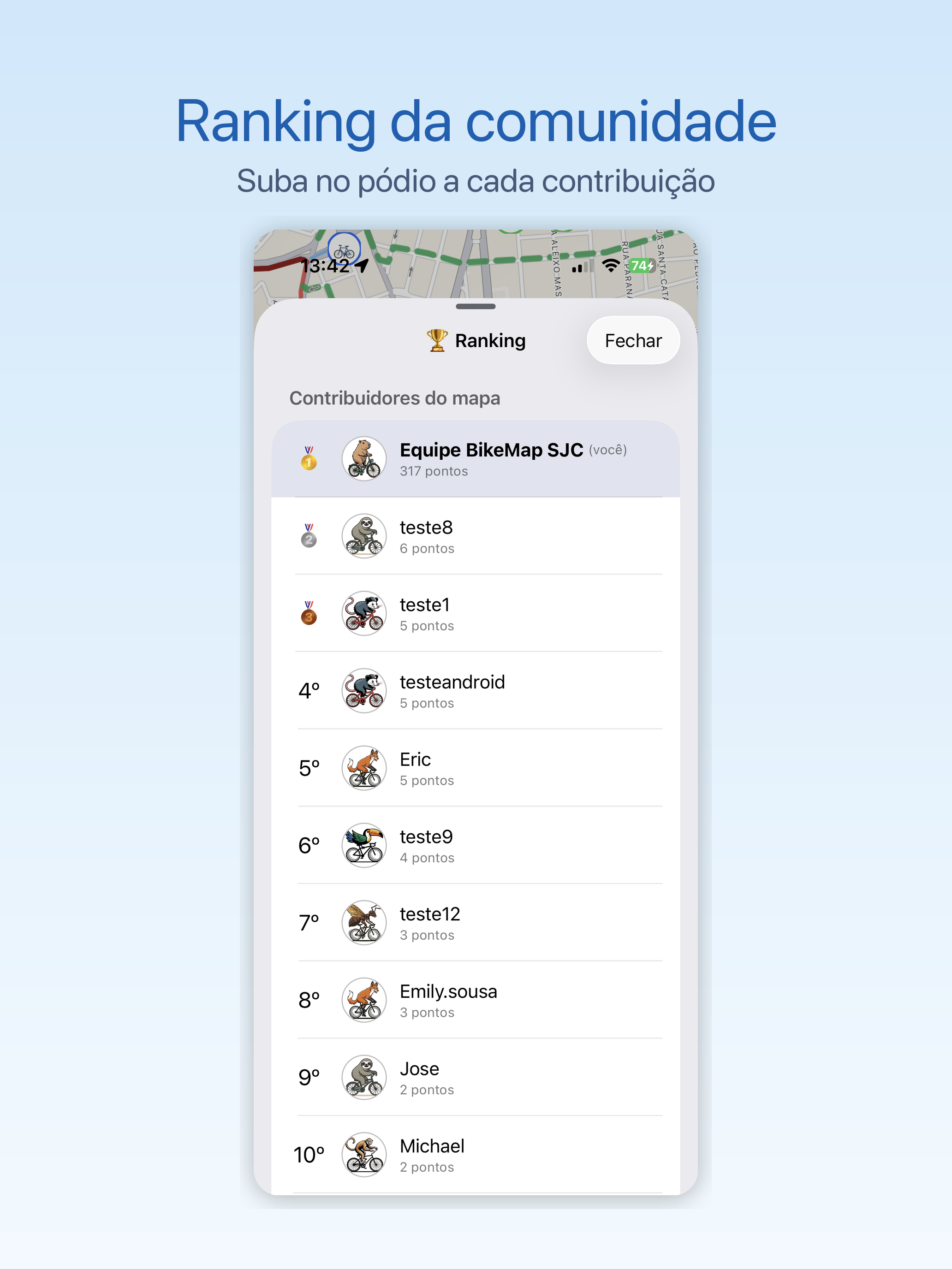 BikeMap SJC screenshot 9