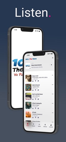 102.1 The Wave WWAV app screenshot