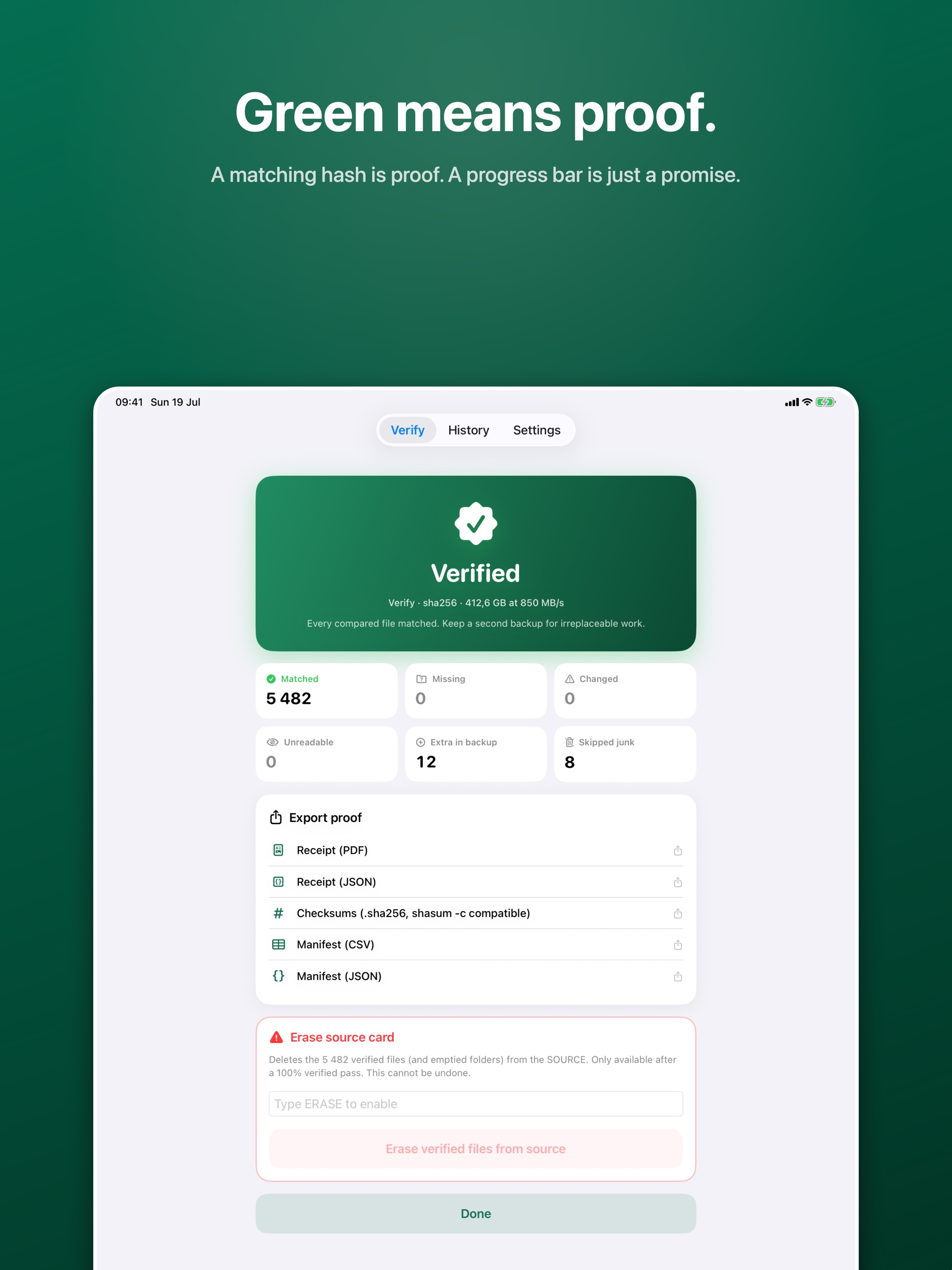 FolderSure: Verify SD Backups screenshot 7