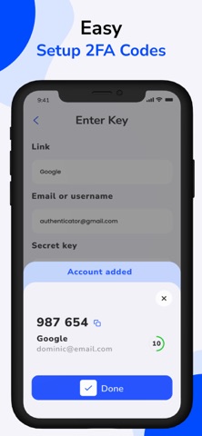 2FA - Protect Your Data Screenshot 4 of 6