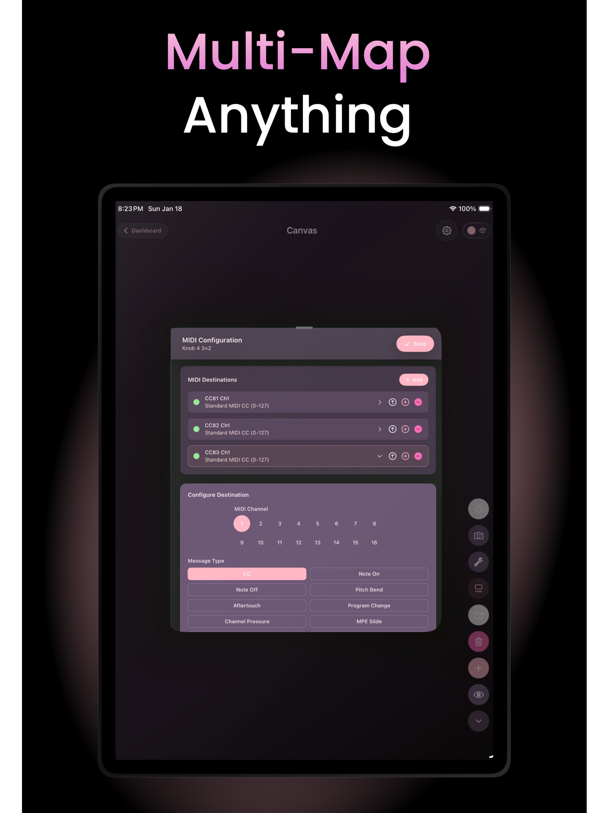Tandem MIDI Canvas screenshot 16