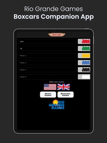 Boxcars by Riogrande Games iPad screenshot