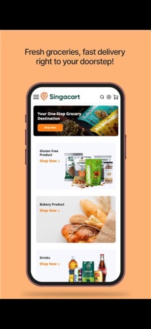 Singacart iPhone screenshot