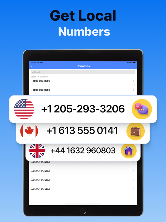 Second Phone Number . 2nd Line iPad screenshot 4 - Business app