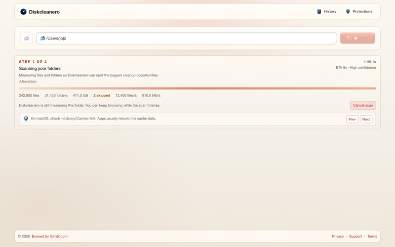 Diskcleanero screenshot