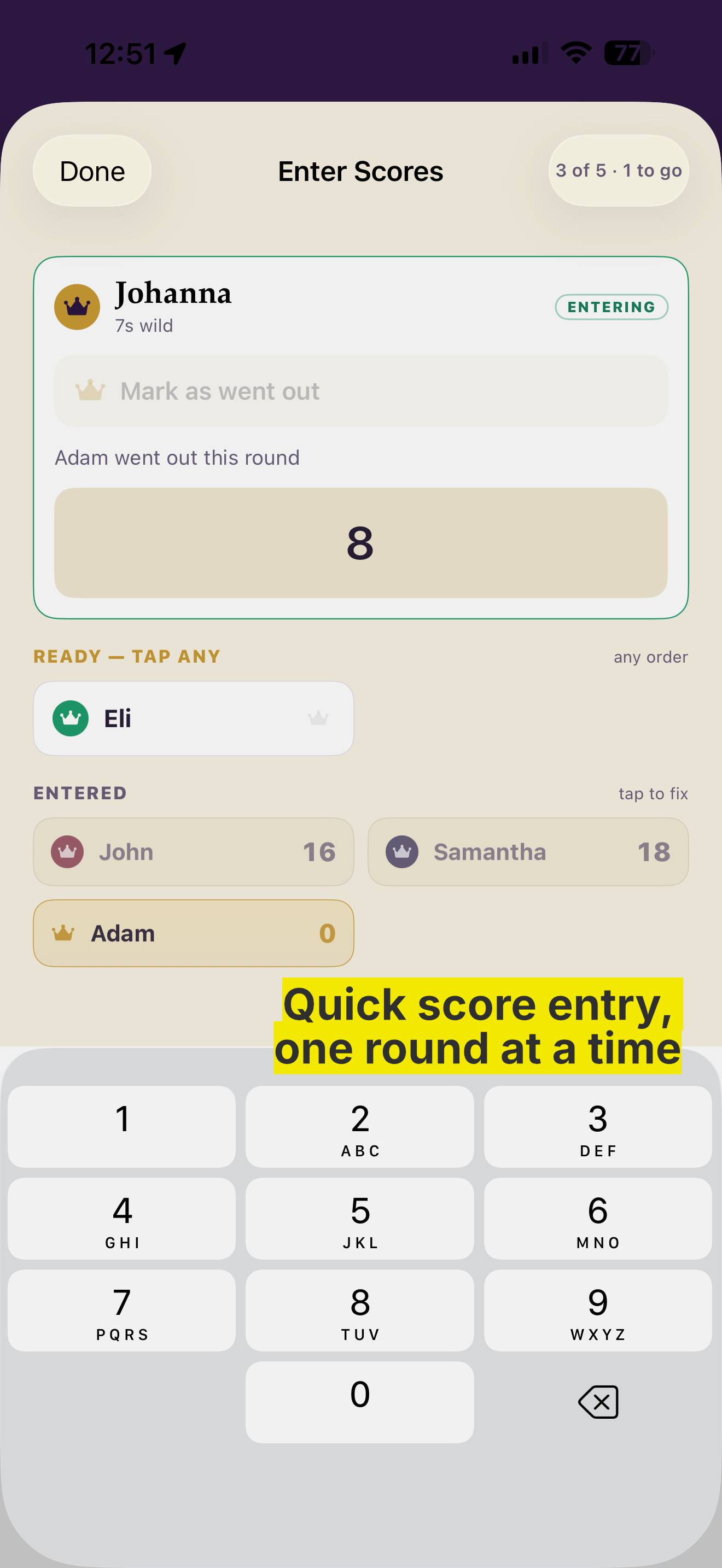 Coronation Scorekeeper screenshot 3