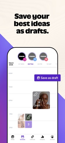Later: Social Media Scheduler screenshot