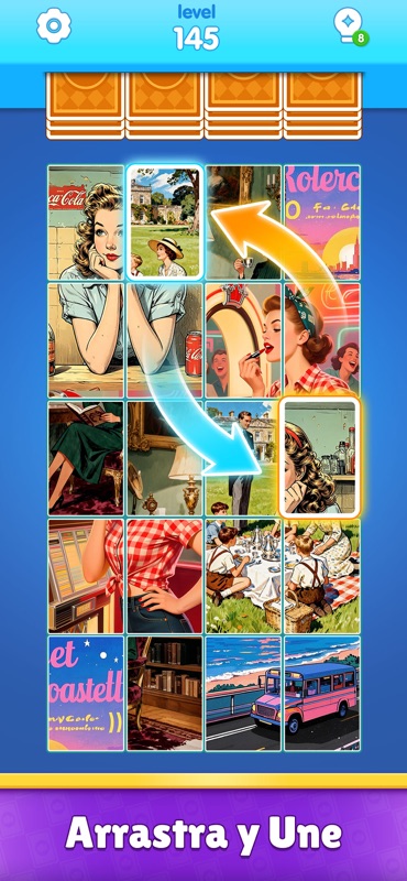Jigsaw Drop: Solitaire Puzzle screenshot 1