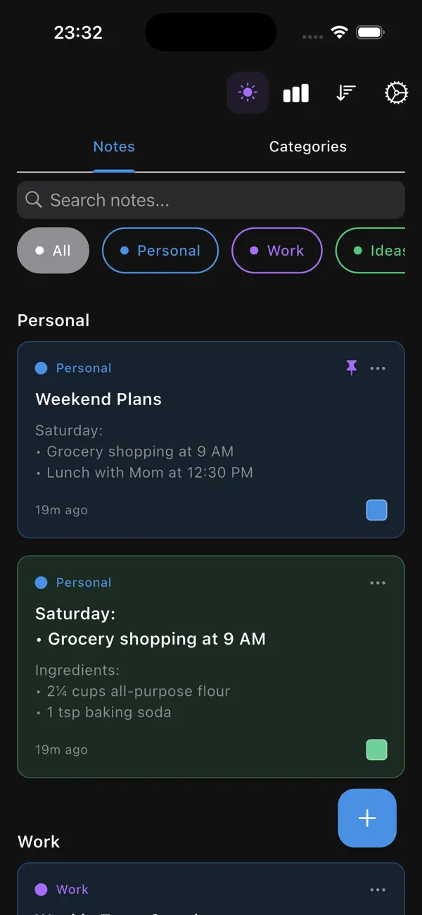 #2. SmartNotes: Simple Note Taking (iOS) Podle: HUGHES BRIAN