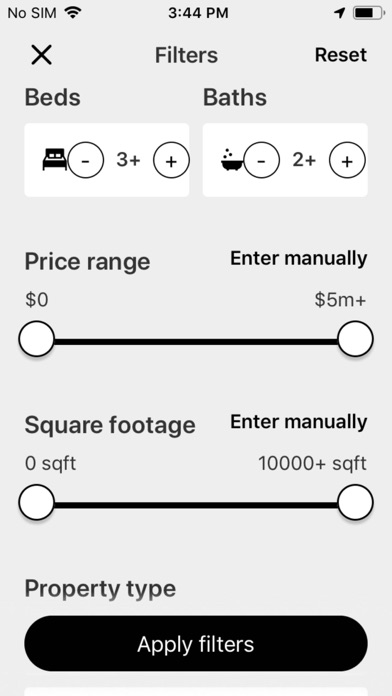 A List Properties Screenshot