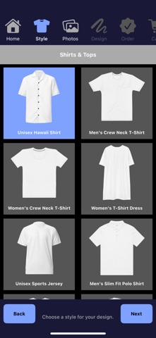 PhotoWear Shirt Designer screenshot 3