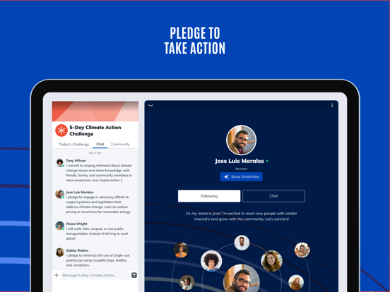 thrHIVEr by United Way iPad screenshot 2 - Social Networking app