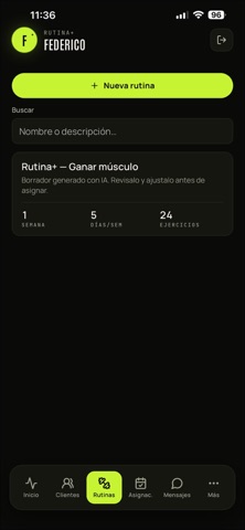 Rutina+ Trainer screenshot 3