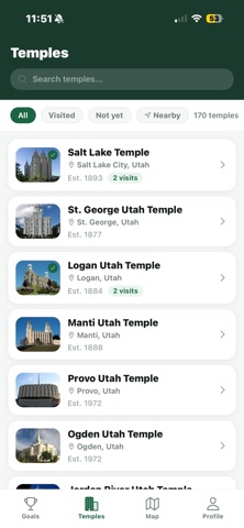My Temple Tracker Screenshot 3 of 6
