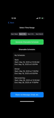 ScheduleScanner Screenshot 2 of 4