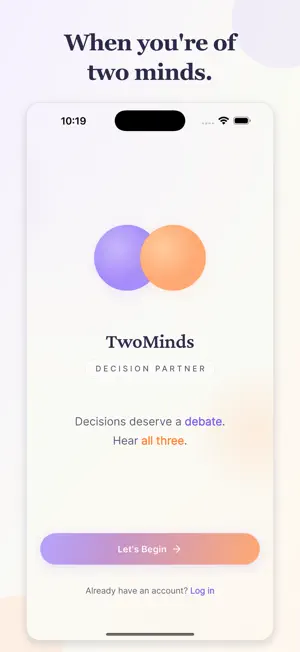 TwoMinds - Decision Partner screenshot 1