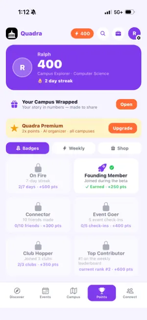 Quadra: Campus Life screenshot 2