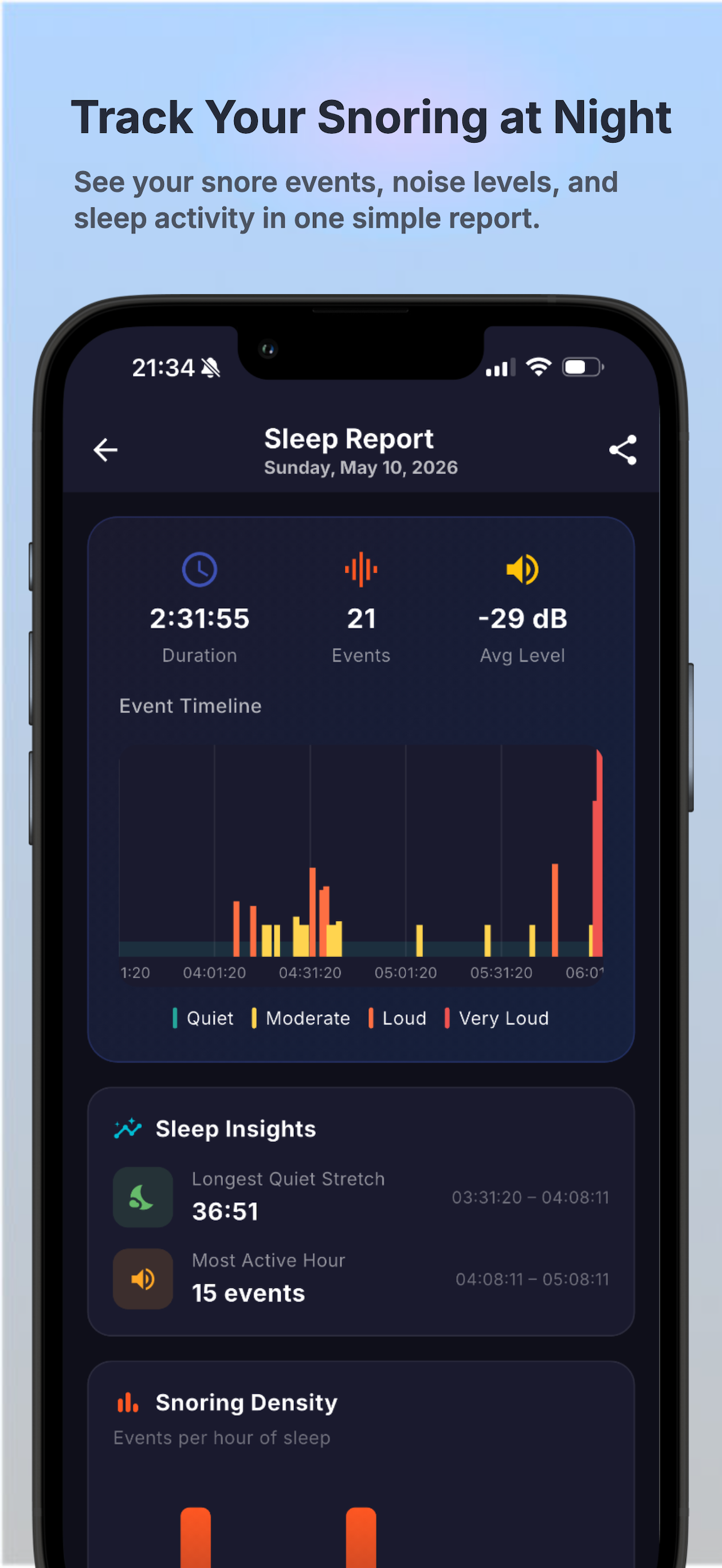 Snore Tracker - Sleep Recorder