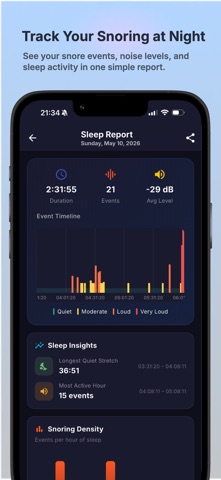 Snore Tracker - Sleep Recorder screenshot